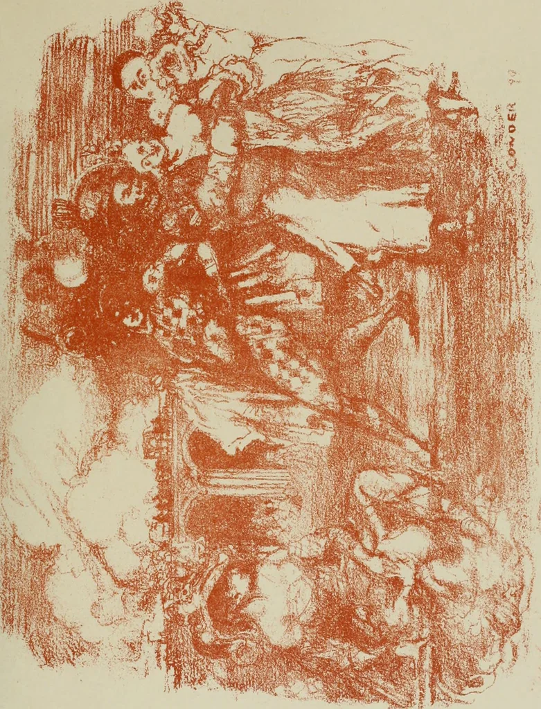 An illustration from Charles Conder; his life and work, 1914, leaf 280