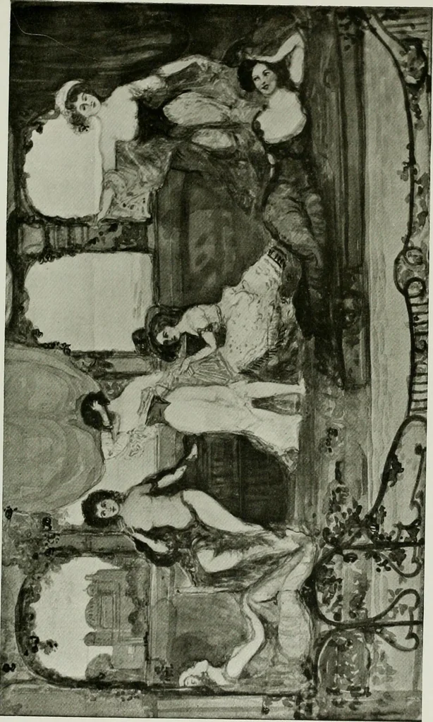An illustration from Charles Conder; his life and work, 1914, leaf 308