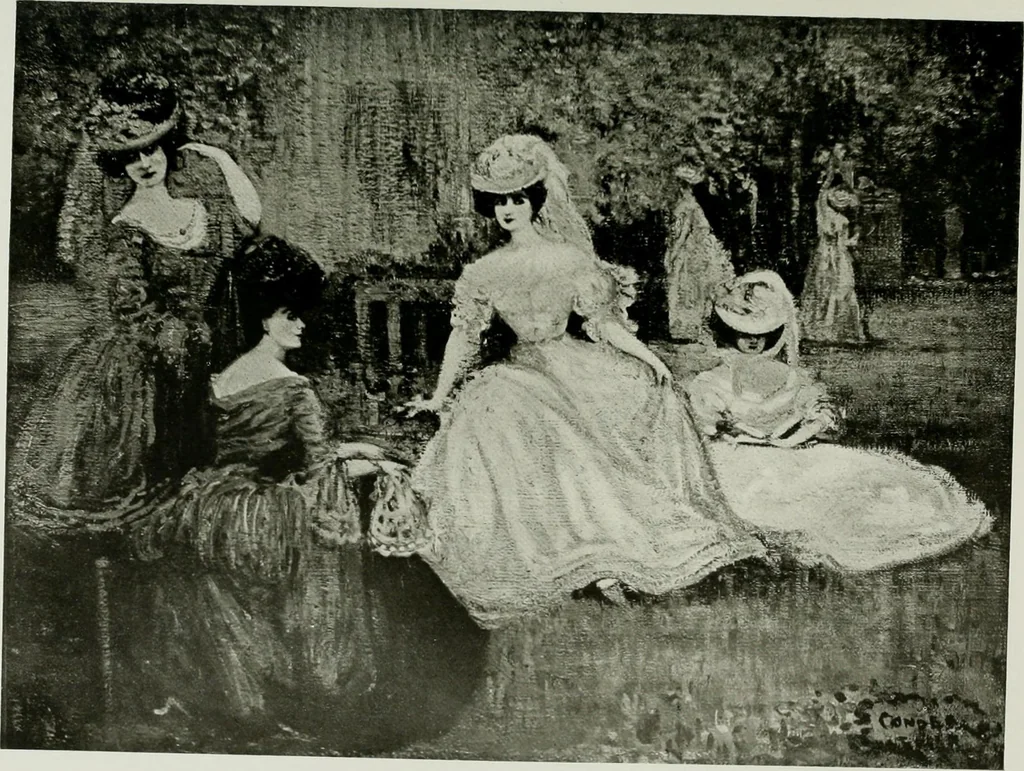An illustration from Charles Conder; his life and work, 1914, leaf 310