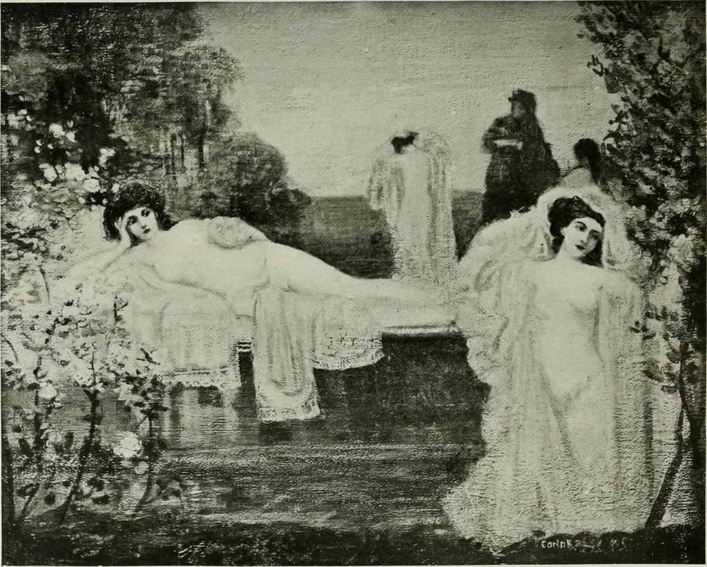 An illustration from Charles Conder; his life and work, 1914, leaf 314