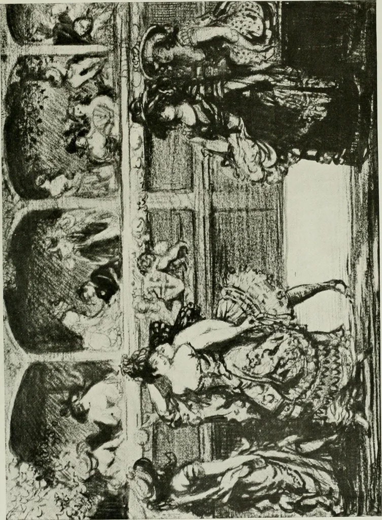 An illustration from Charles Conder; his life and work, 1914, leaf 318
