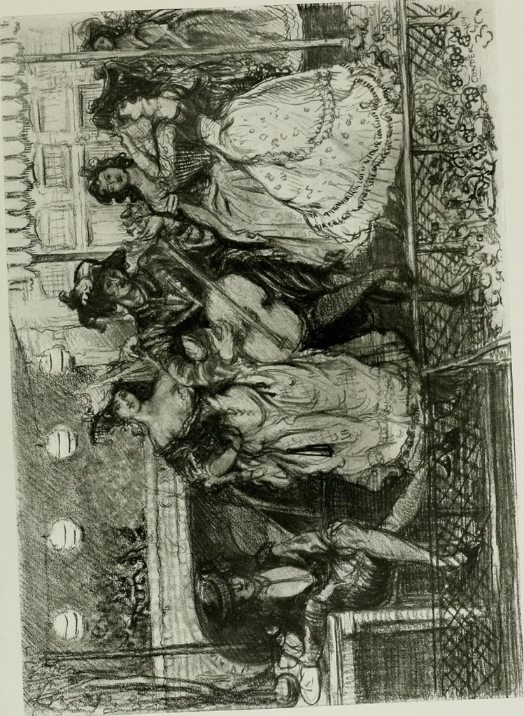 An illustration from Charles Conder; his life and work, 1914, leaf 322