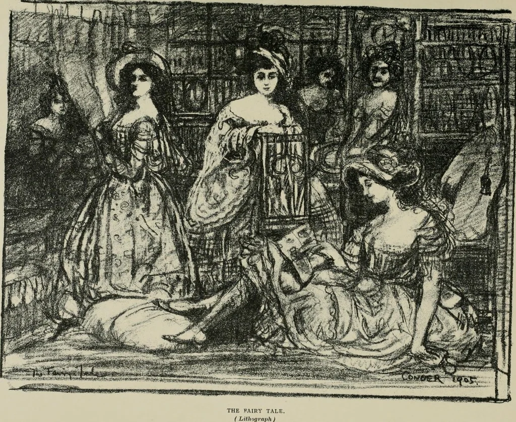 An illustration from Charles Conder; his life and work, 1914, leaf 326