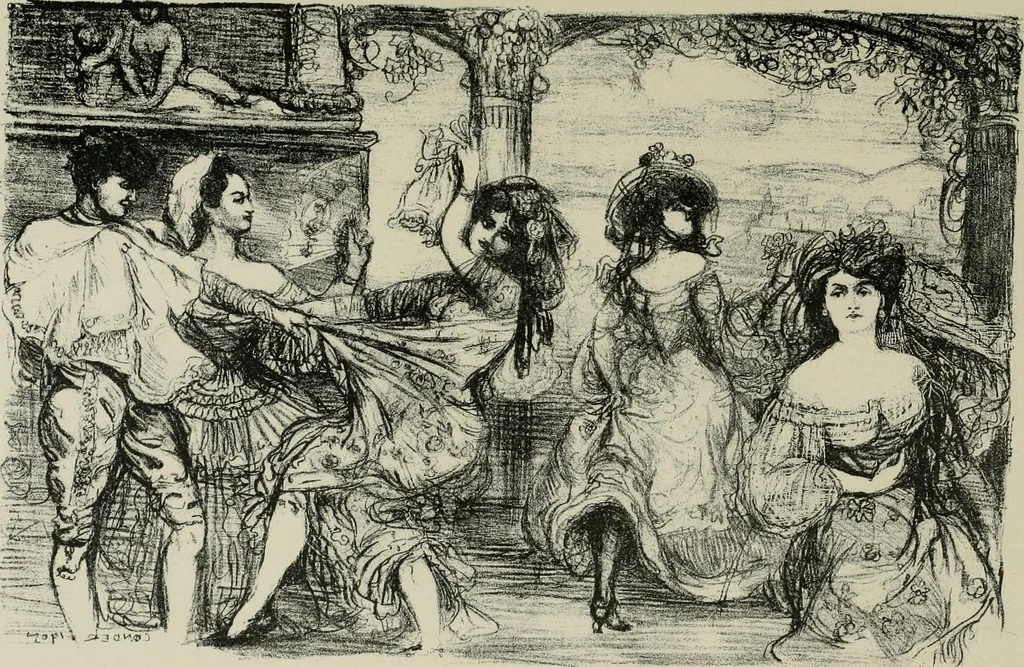 An illustration from Charles Conder; his life and work, 1914, leaf 330