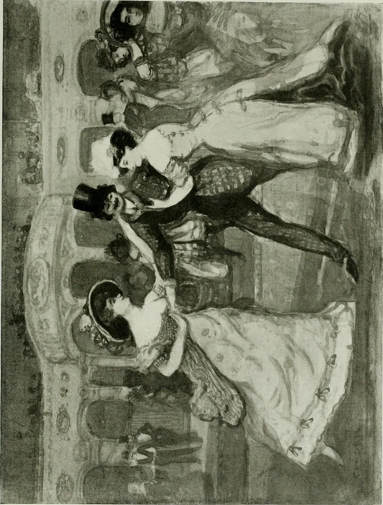 An illustration from Charles Conder; his life and work, 1914, leaf 340