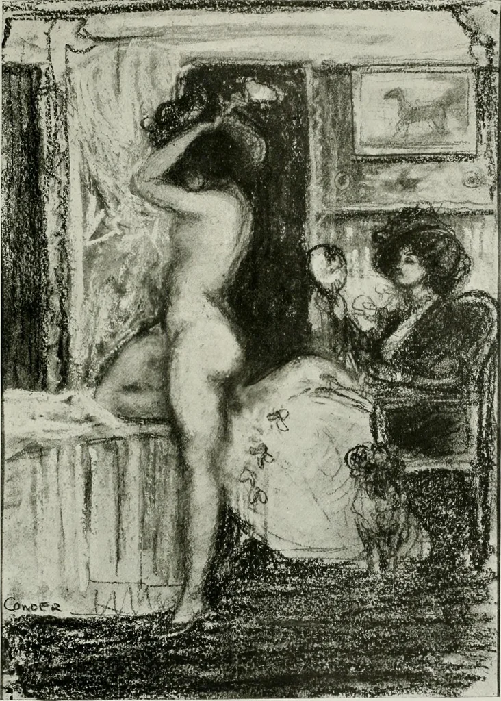 An illustration from Charles Conder; his life and work, 1914, leaf 346