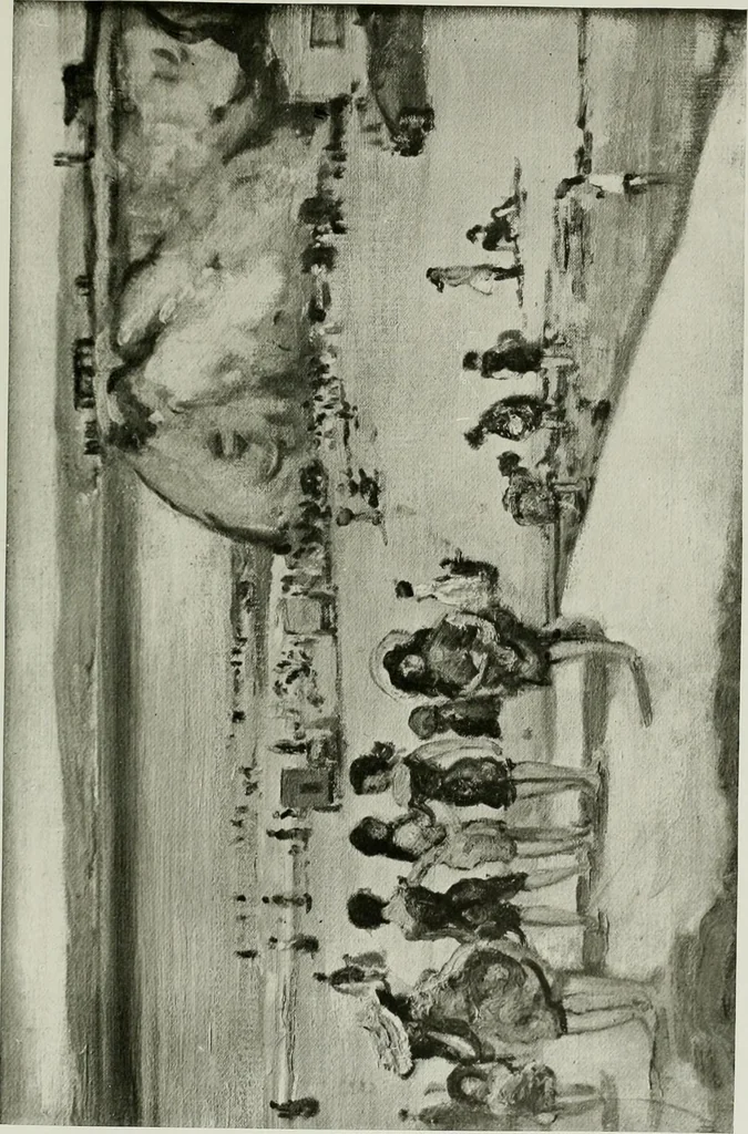 An illustration from Charles Conder; his life and work, 1914, leaf 352
