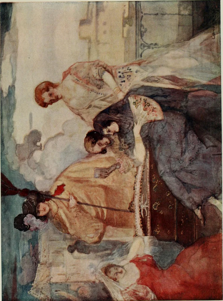 An illustration from Charles Conder; his life and work, 1914, leaf 94