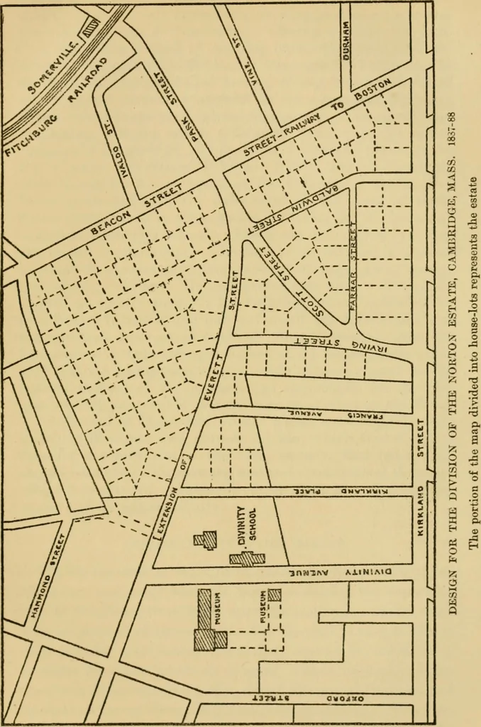 An illustration from Charles Eliot, landscape architect, a lover of nature and of his kind, who trained himself for a new profession, practised it happily and through it wrought much good, 1902, leaf 272