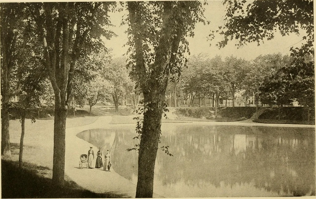 An illustration from Charles Eliot, landscape architect, a lover of nature and of his kind, who trained himself for a new profession, practised it happily and through it wrought much good, 1902, leaf 285