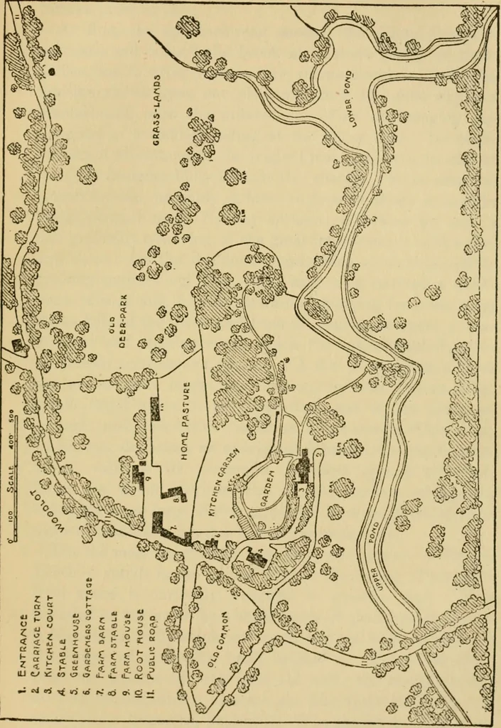 An illustration from Charles Eliot, landscape architect, a lover of nature and of his kind, who trained himself for a new profession, practised it happily and through it wrought much good, 1902, leaf 314