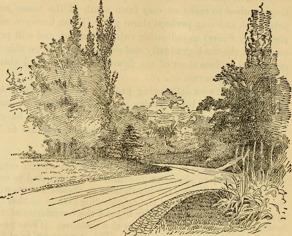 An illustration from Charles Eliot, landscape architect, a lover of nature and of his kind, who trained himself for a new profession, practised it happily and through it wrought much good, 1902, leaf 367
