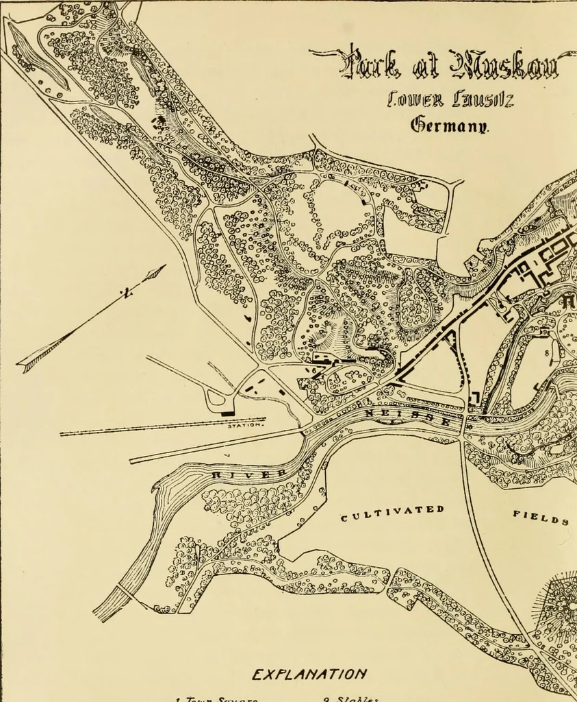 An illustration from Charles Eliot, landscape architect, a lover of nature and of his kind, who trained himself for a new profession, practised it happily and through it wrought much good, 1902, leaf 459