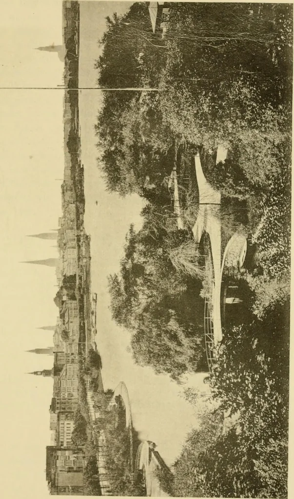 An illustration from Charles Eliot, landscape architect, a lover of nature and of his kind, who trained himself for a new profession, practised it happily and through it wrought much good, 1902, leaf 704