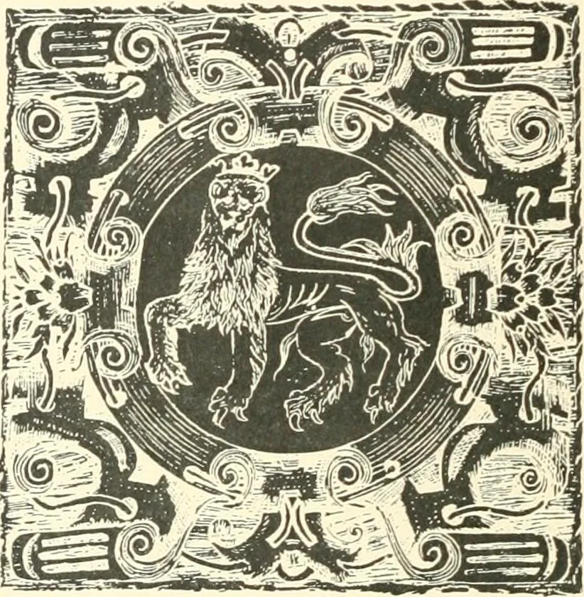 An illustration from Charles Hercules Read; a tribute on his retirement from the British museum and a record of the chief additions to the Department of British and mediaeval antiquities and ethnography during his keepership, 1896-1921, 1921, leaf 13