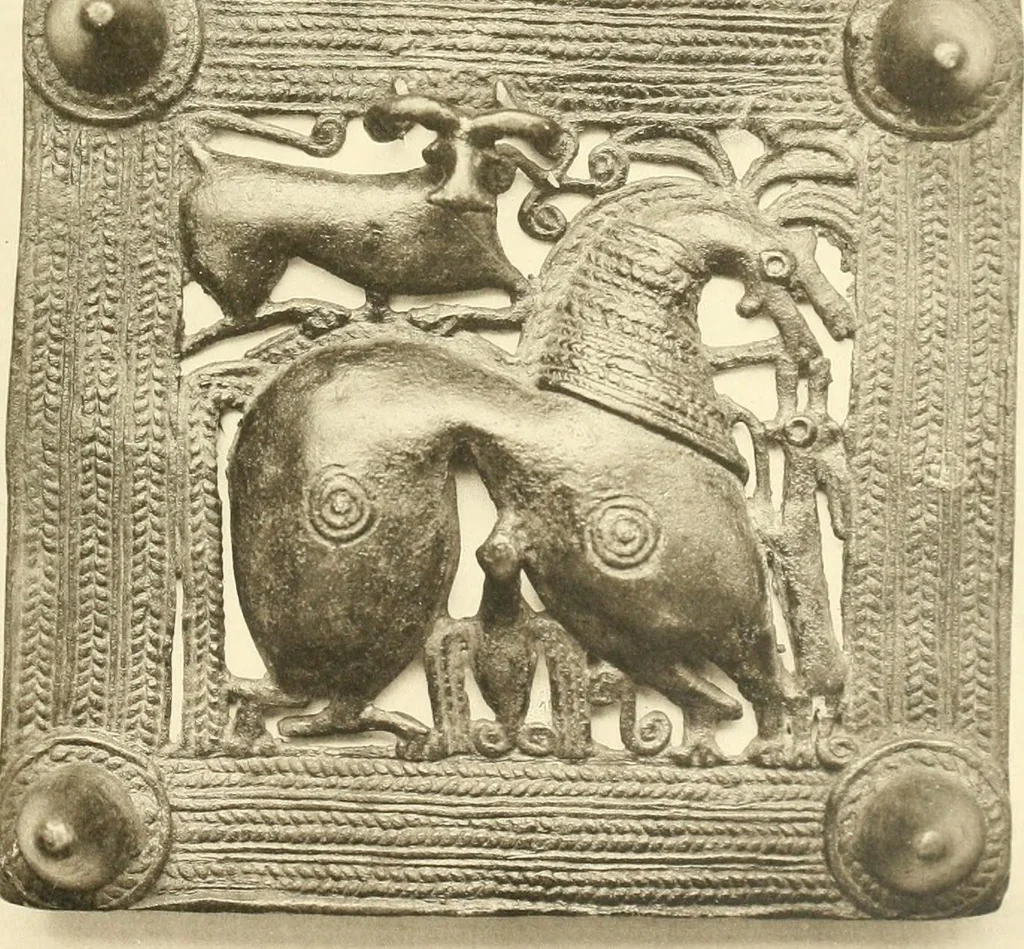 An illustration from Charles Hercules Read; a tribute on his retirement from the British museum and a record of the chief additions to the Department of British and mediaeval antiquities and ethnography during his keepership, 1896-1921, 1921, leaf 144