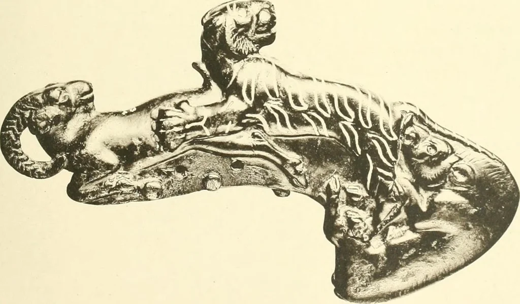 An illustration from Charles Hercules Read; a tribute on his retirement from the British museum and a record of the chief additions to the Department of British and mediaeval antiquities and ethnography during his keepership, 1896-1921, 1921, leaf 148