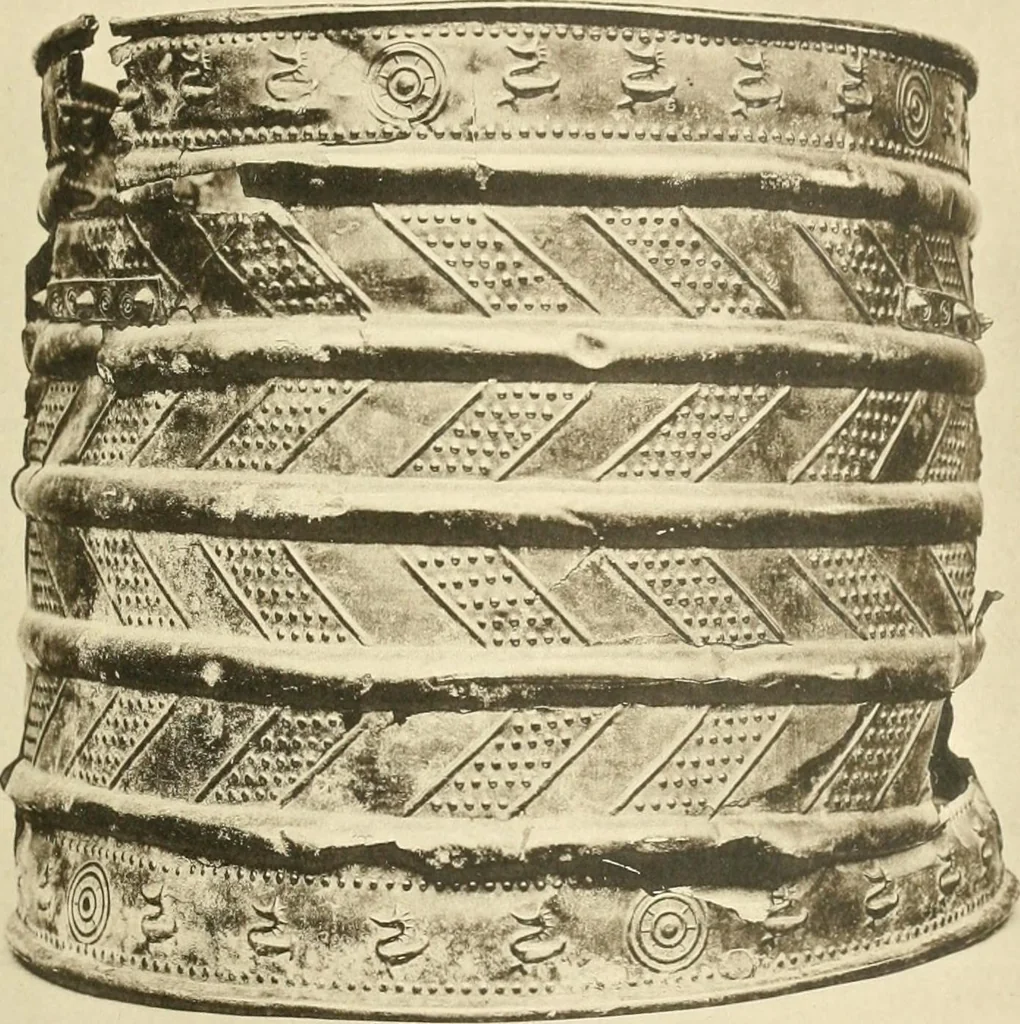 An illustration from Charles Hercules Read; a tribute on his retirement from the British museum and a record of the chief additions to the Department of British and mediaeval antiquities and ethnography during his keepership, 1896-1921, 1921, leaf 32