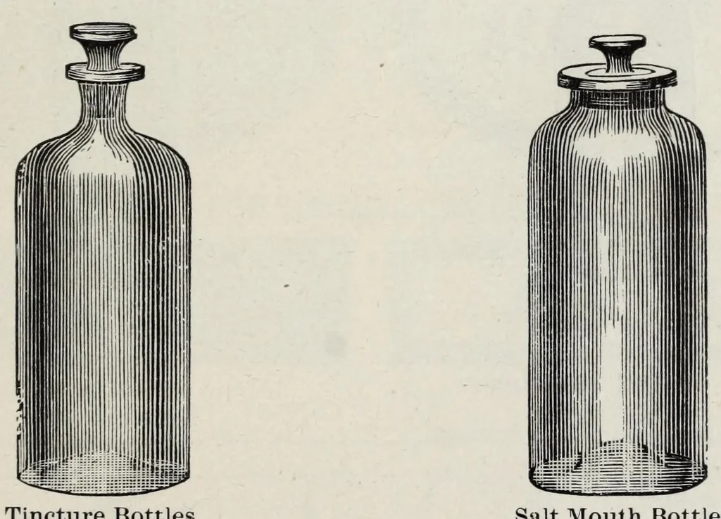 An illustration from The Chas. Baumbach Co., importers and wholesale dealers in drugs and chemicals, patent medicines, paints and oils, varnishes, window glass, druggists' and painters' sundries, etc., etc., Milwaukee, Wis, 1890, leaf 361