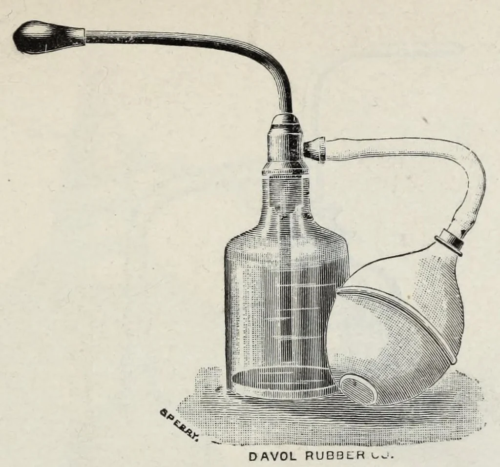 An illustration from The Chas. Baumbach Co., importers and wholesale dealers in drugs and chemicals, patent medicines, paints and oils, varnishes, window glass, druggists' and painters' sundries, etc., etc., Milwaukee, Wis, 1890, leaf 395