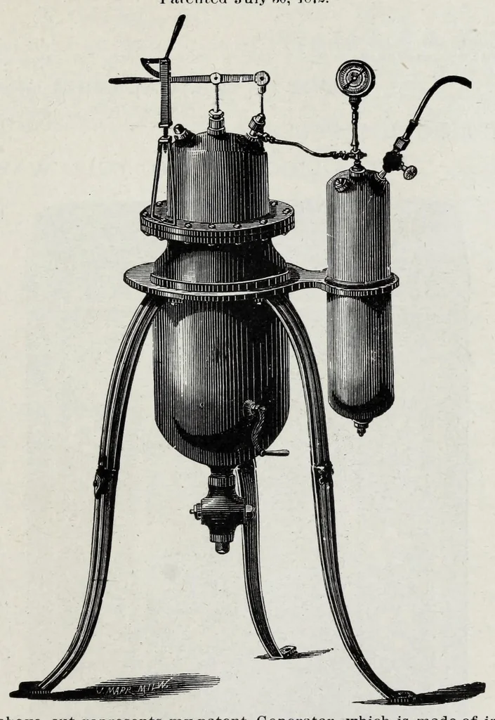 An illustration from The Chas. Baumbach Co., importers and wholesale dealers in drugs and chemicals, patent medicines, paints and oils, varnishes, window glass, druggists' and painters' sundries, etc., etc., Milwaukee, Wis, 1890, leaf 697