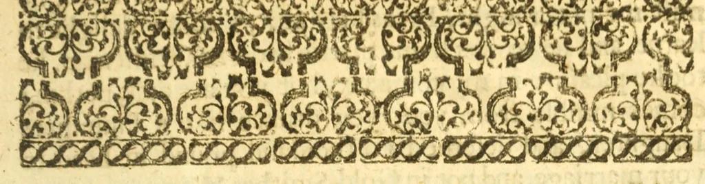 An illustration from A chast mayd in Cheape-Side : a pleasant conceited comedy neuer before printed : as it hath beene often acted at the Swan on the Banke-Side, by The Lady Elizabeth Her Seruants, 1630, leaf 11