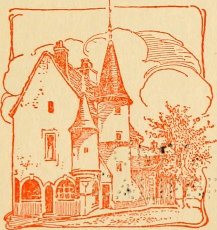 An illustration from Castles and chateaux of old Burgundy and the border provinces, 1909, leaf 10
