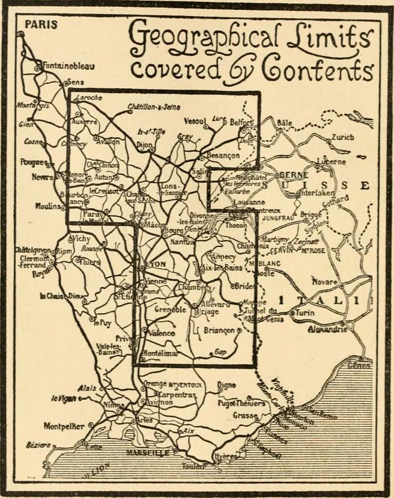 An illustration from Castles and chateaux of old Burgundy and the border provinces, 1909, leaf 17