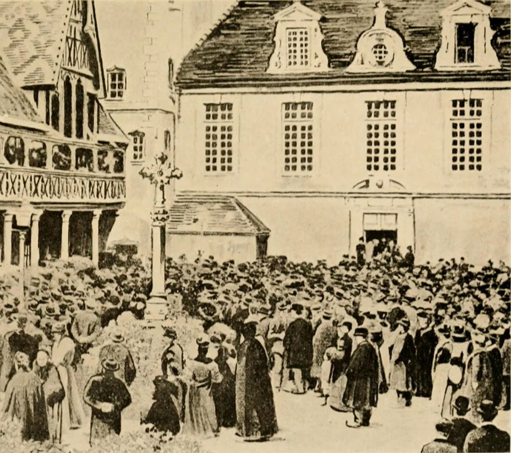 An illustration from Castles and chateaux of old Burgundy and the border provinces, 1909, leaf 186