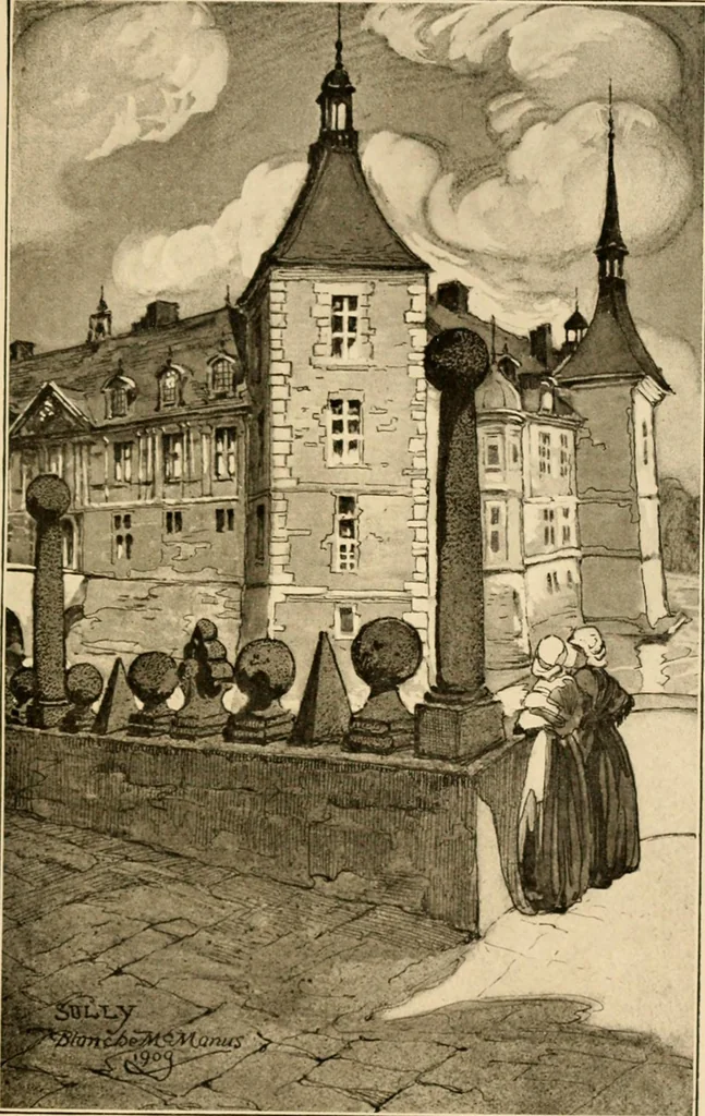 An illustration from Castles and chateaux of old Burgundy and the border provinces, 1909, leaf 194