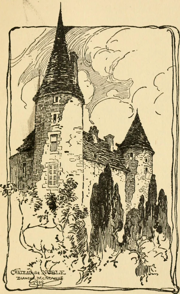 An illustration from Castles and chateaux of old Burgundy and the border provinces, 1909, leaf 216