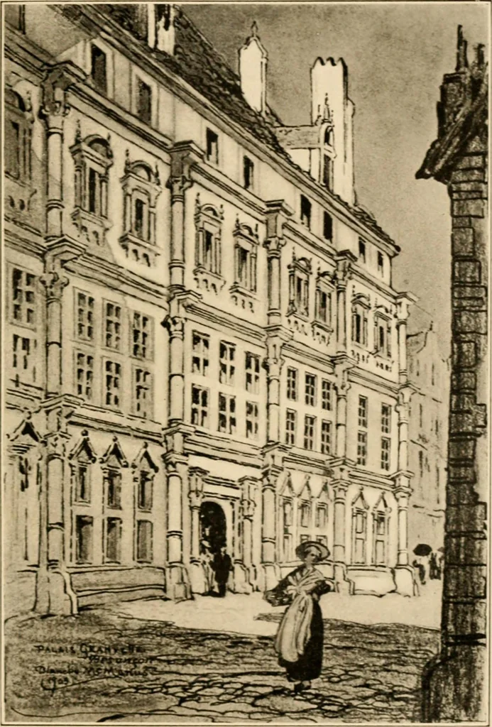An illustration from Castles and chateaux of old Burgundy and the border provinces, 1909, leaf 240