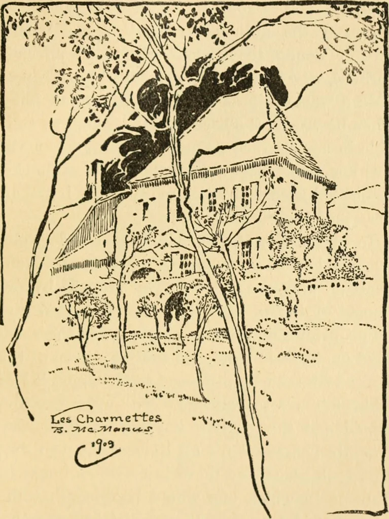 An illustration from Castles and chateaux of old Burgundy and the border provinces, 1909, leaf 292