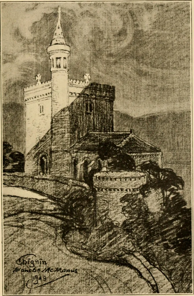 An illustration from Castles and chateaux of old Burgundy and the border provinces, 1909, leaf 296