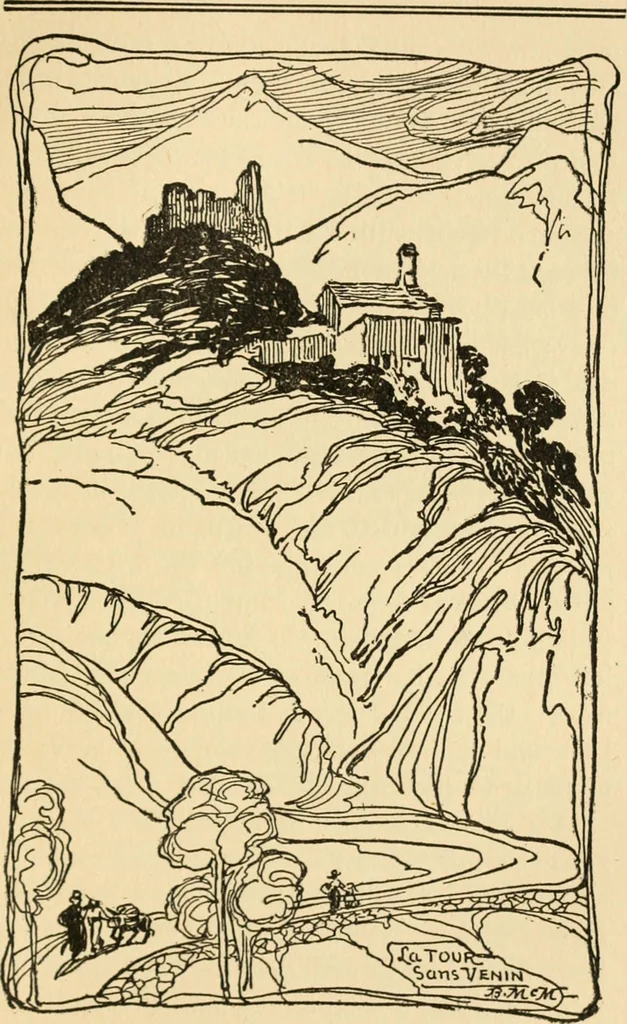 An illustration from Castles and chateaux of old Burgundy and the border provinces, 1909, leaf 318