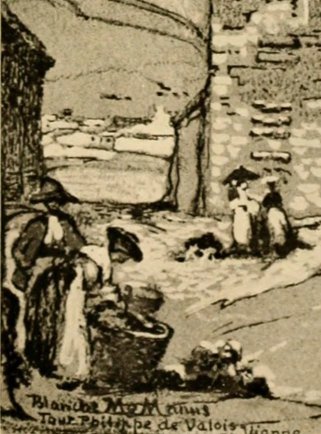 An illustration from Castles and chateaux of old Burgundy and the border provinces, 1909, leaf 356