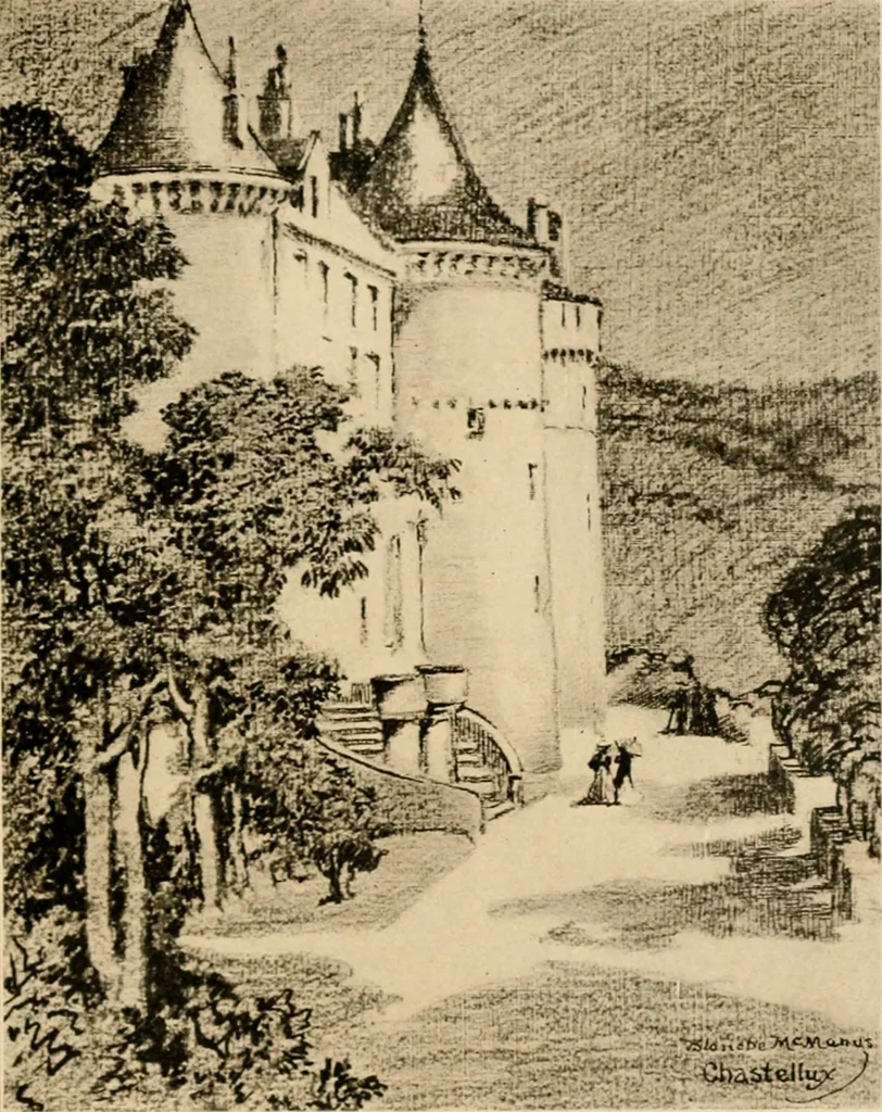 An illustration from Castles and chateaux of old Burgundy and the border provinces, 1909, leaf 64