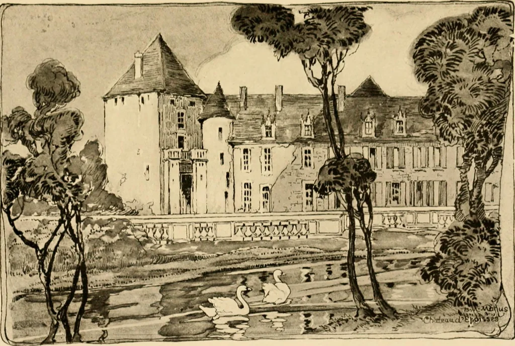 An illustration from Castles and chateaux of old Burgundy and the border provinces, 1909, leaf 84