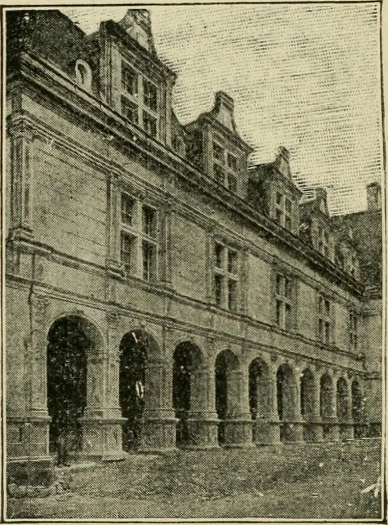 An illustration from The chateaux of the Loire : how to visit them rapidly and economically by railway, motor car or bicycle, 1909, leaf 167