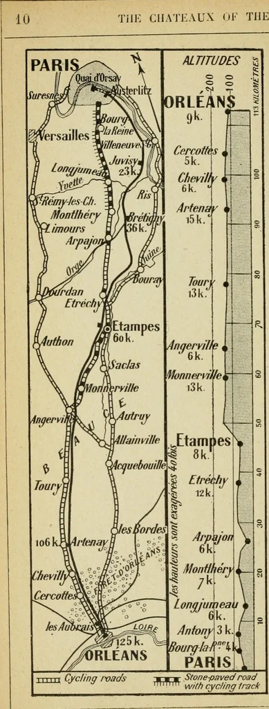 An illustration from The chateaux of the Loire : how to visit them rapidly and economically by railway, motor car or bicycle, 1909, leaf 31
