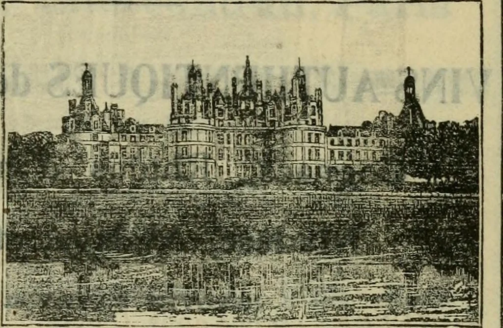 An illustration from The chateaux of the Loire : how to visit them rapidly and economically by railway, motor car or bicycle, 1909, leaf 324