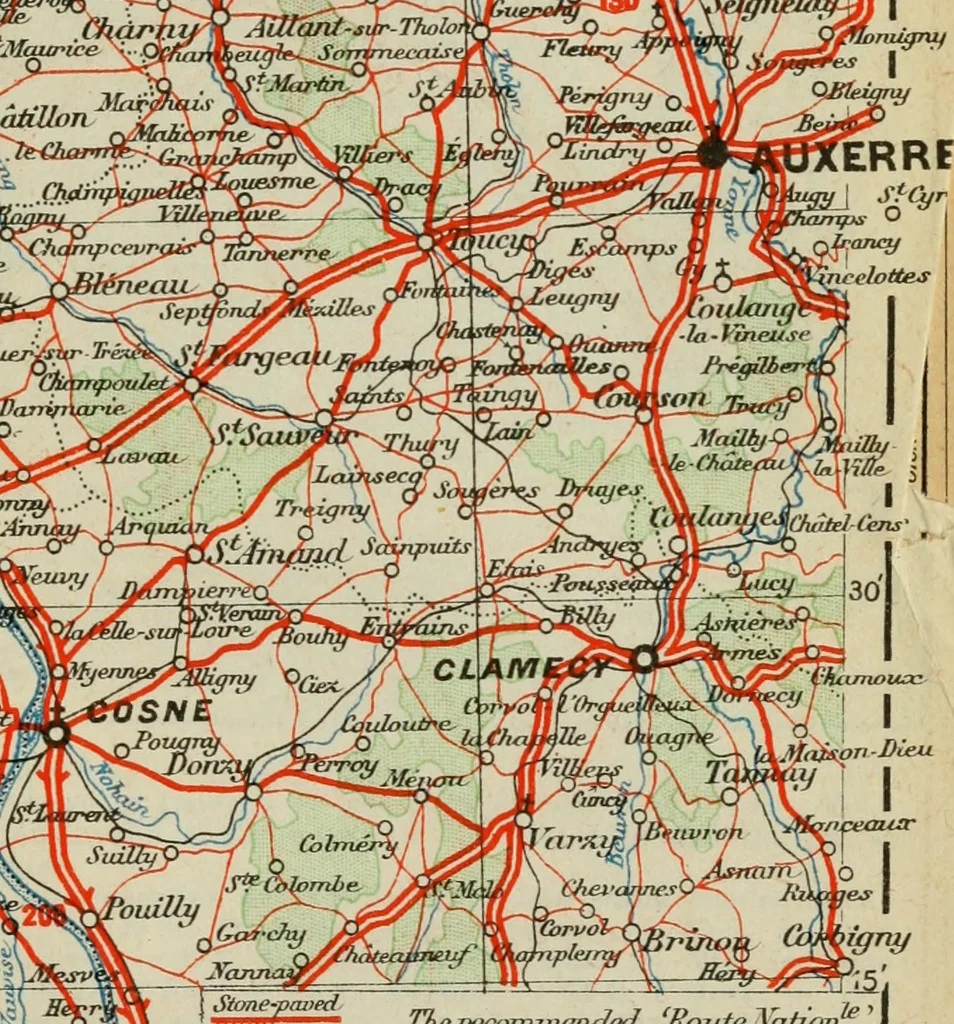An illustration from The chateaux of the Loire : how to visit them rapidly and economically by railway, motor car or bicycle, 1909, leaf 34