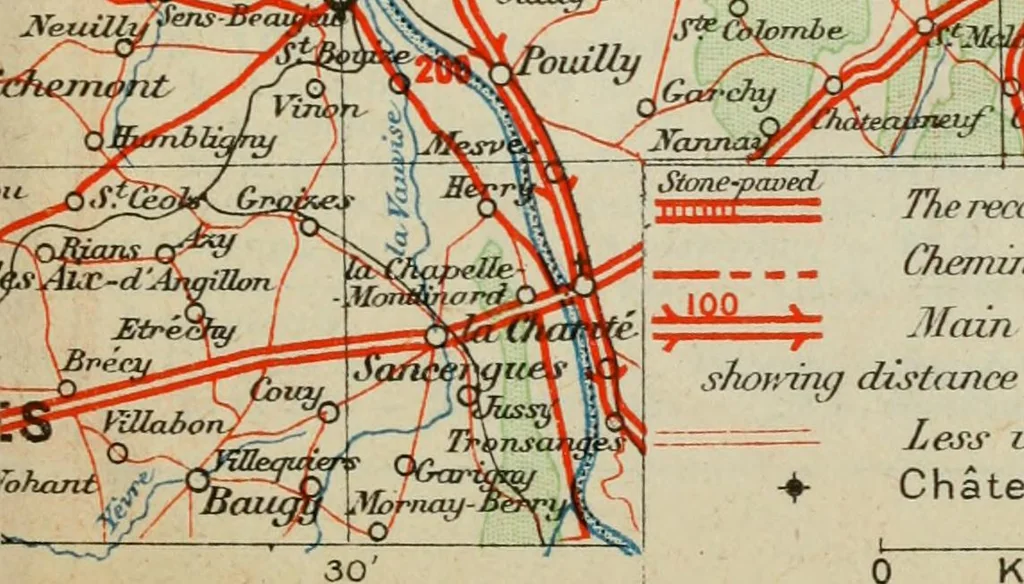An illustration from The chateaux of the Loire : how to visit them rapidly and economically by railway, motor car or bicycle, 1909, leaf 34
