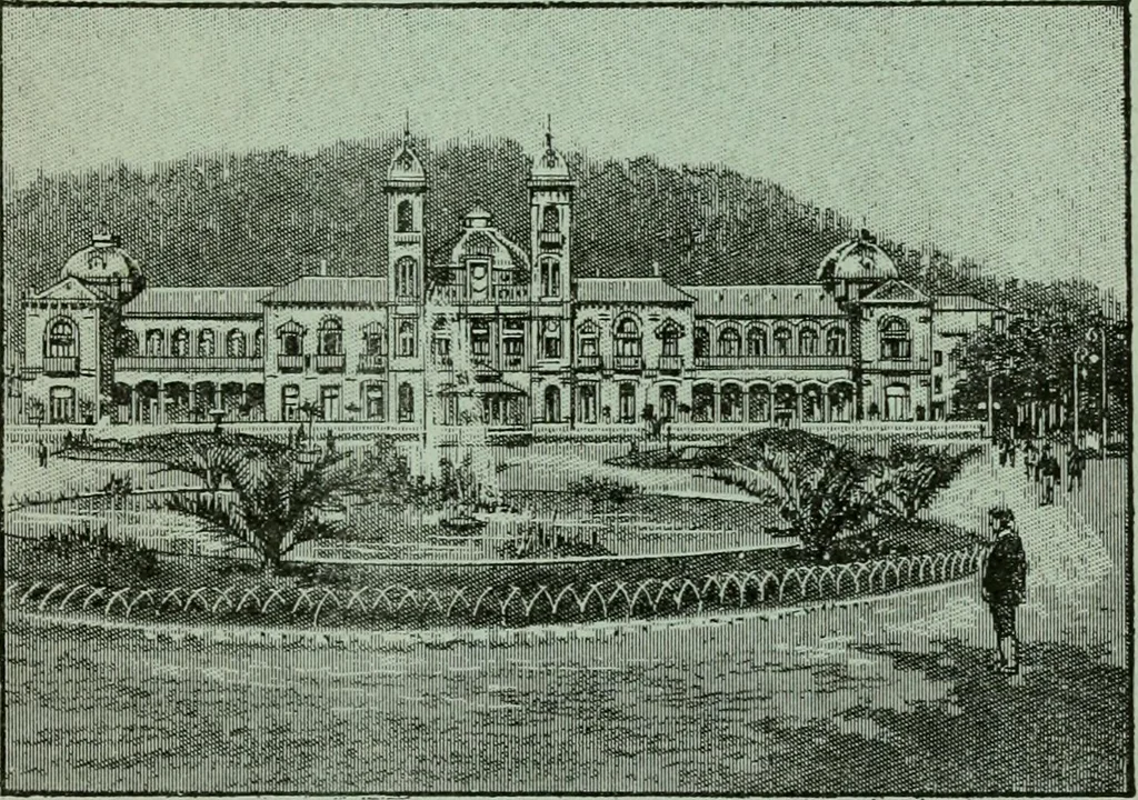 An illustration from The chateaux of the Loire : how to visit them rapidly and economically by railway, motor car or bicycle, 1909, leaf 8