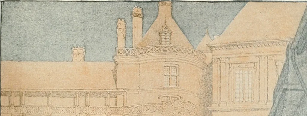 An illustration from The châteaux of Touraine, 1906, leaf 302