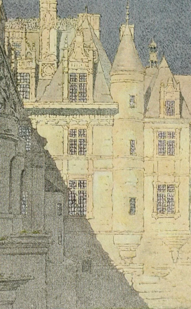 An illustration from The châteaux of Touraine, 1906, leaf 358
