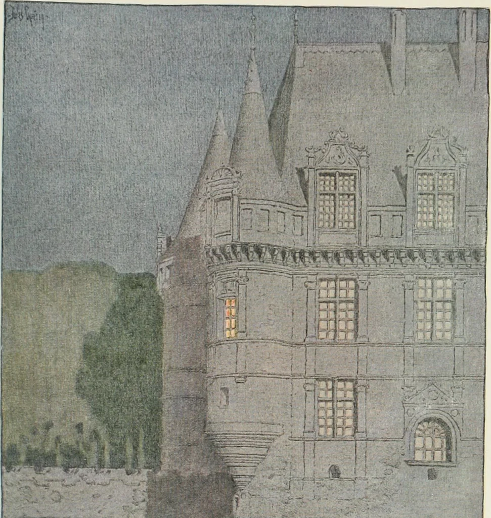 An illustration from The châteaux of Touraine, 1906, leaf 390