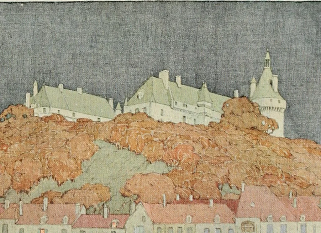 An illustration from The châteaux of Touraine, 1906, leaf 420