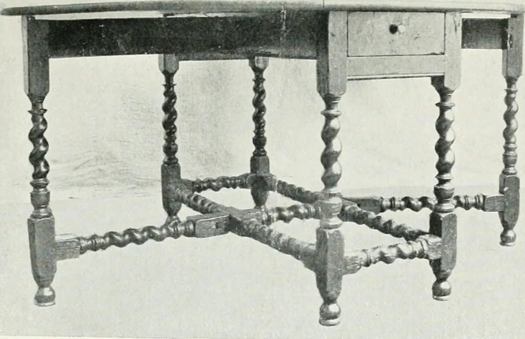 An illustration from Chats on cottage and farmhouse furniture, 1911, leaf 104