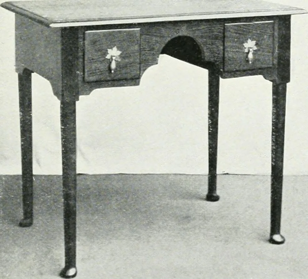 An illustration from Chats on cottage and farmhouse furniture, 1911, leaf 178